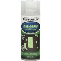 Rust-Oleum Glow In The Dark Flat Spray Paint 10oz Green 1 Each 267026