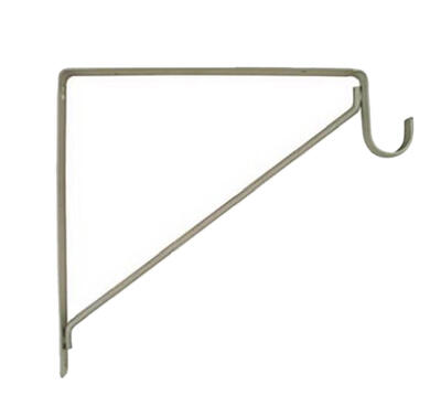  National  Cabinet And Rod Shelf Bracket  White 1 Each N224-428