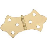  National Mini Decorative Hinge 1-11/16x3-1/16 Inch  Satin Brass 1 Each N211847