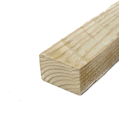 Lumber Yellow Pine #1 Rough Treated 2x3x18 1 Length