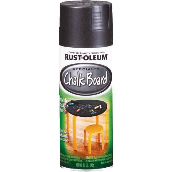 Rust-Oleum Chalkboard Spray Paint 11oz Black 1 Each 1913830