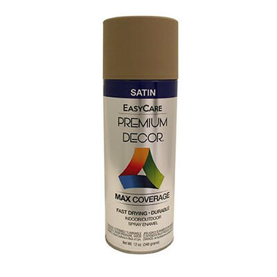 Easy Care Satin Enml Spray Paint 12oz Gibraltar 1 Each PDS119