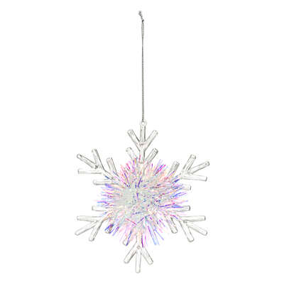 XMAS DECO SNOWFLAKE IRIS 13X1.