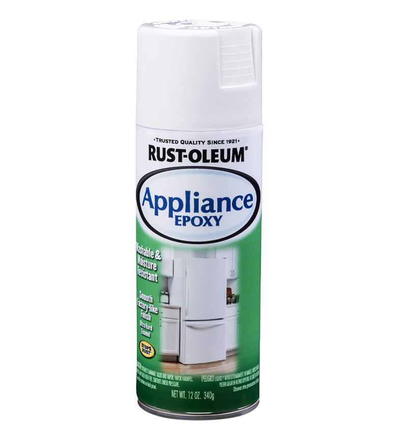 Rust-Oleum Gloss Appliance Epoxy Enamel Spray Paint 12oz White 1 Each 7881830