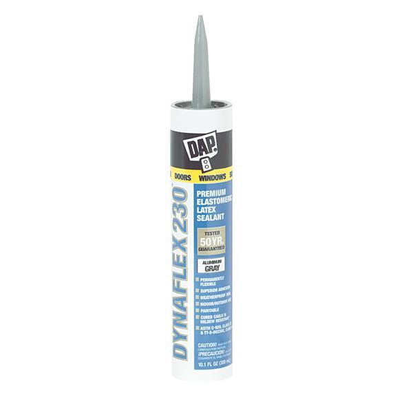 Dap Window Door Trim Latex Sealant 10.1 Ounce Gray 1 Each 18286