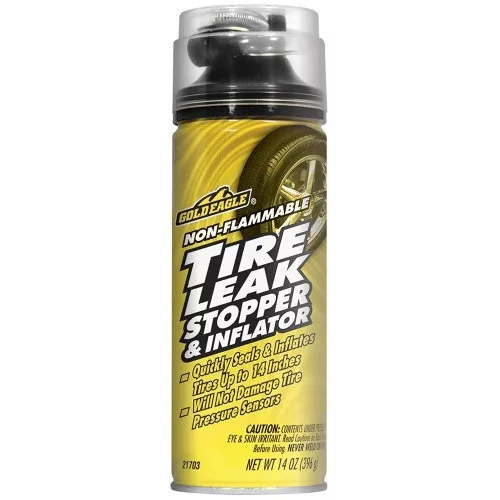  Gold Eagle Tire Leak Stopper And Inflator 14 Ounce  1 Each 21704