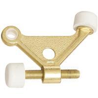  National Hardware Textured Hinge Pin Door Stop Bright Brass 1 Each N154526