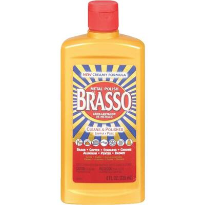 Brasso Metal Polish Liquid 8oz 1 Each 2660089334
