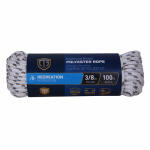  Tru Guard Polyester Rope Diamond Braid 3/8 Inchx100 Foot 1 Each 642801