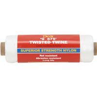  Do It Best Nylon Twisted Twine #9  575 Foot White 1 Roll 338806