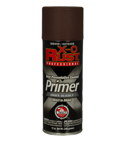 X-O  Professional Rust Preventative Primer Spray Paint 12oz Red 1 Each 1267P-AER