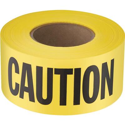  Caution Tape 1000 Foot Yellow 1 Each 71-1001