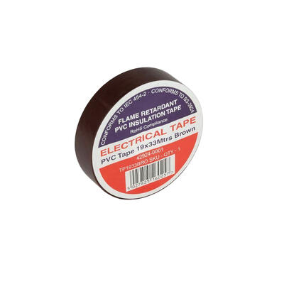  DG Rally Electrical Tape Pvc 33M Brown 1 Each TP1933BRO