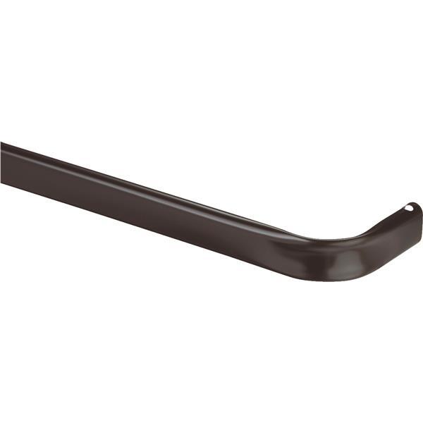  Kenney  Single Curtain Rod  48-86 Inch 1 Inch Espresso  1 Each KN515