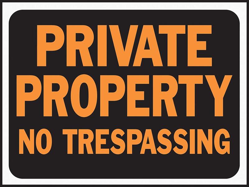  Hy-Ko  Private Property Keep Out Sign 9 x12 Inch  1 Each 3025