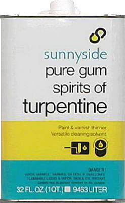 Sunnyside Pure Gum Spirit Turpentine 1 Each 87032