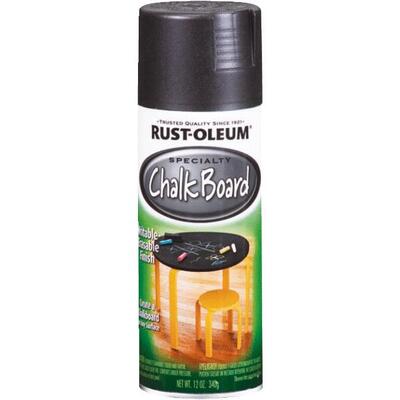 Rust-Oleum Chalkboard Spray Paint 11oz Black 1 Each 1913830