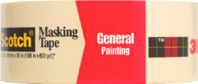  Scotch General Purpose Masking Tape 1.88 Inchx60 Yard 1 Roll 2050-48A 2050-48MP
