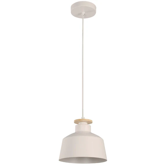HANGING LAMP 1L E27 40W M/WHT