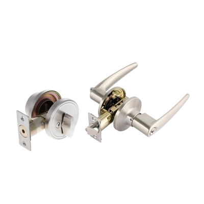Toledo Entrance Handle And Lock Set Nickel  1 Each V1500BAUS15