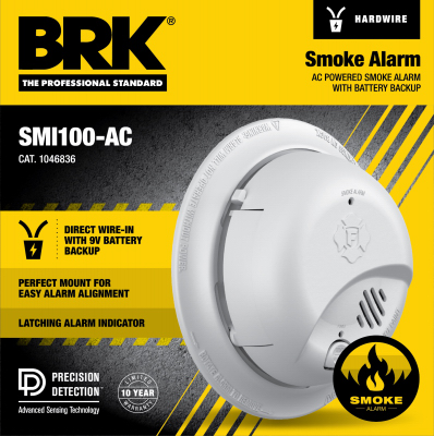 BRK AC SMOKE ALARM 120V