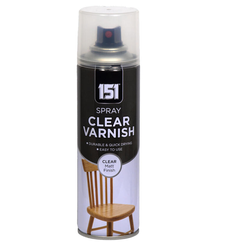 151 Matt Varnish Spray Paint 250ml Clear 1 Each TAR037