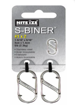 S BINDER CARABINER CLIP #1 SS