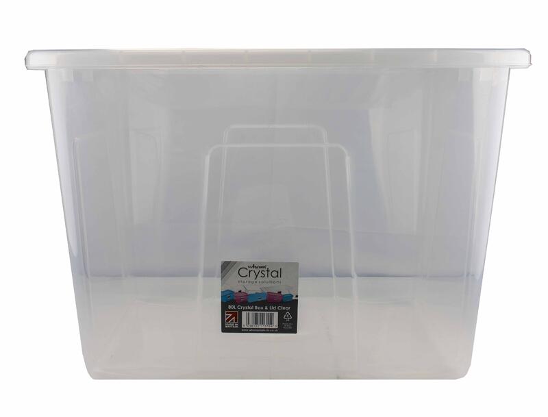 Wham Storage Box 80l Clear 1 Each 11315