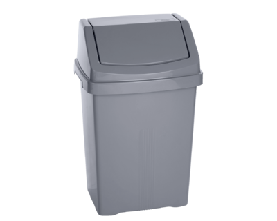 Wham Swing Bin 50l Silver 1 Each 11755