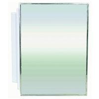  Zenith  Single Mirror Medicine Cabinet  16x20 Inch  Stainless Steel 1 Each X311