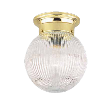 Westinghouse Ceiling Light Fixt Globe 1L Polished Brass 1 Each 66692
