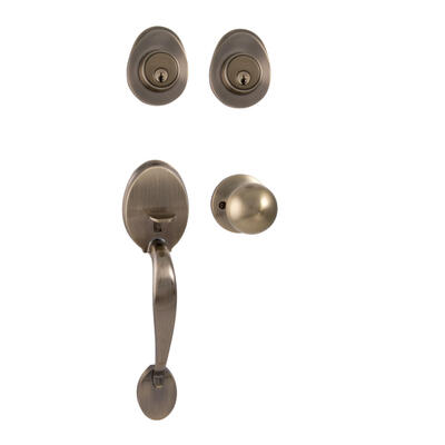 Toledo Double Cylinder Handleset Antique Brass 1 Each TD811US5