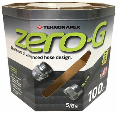  Zero-G Garden Hose 100 Foot  Gray  1 Each 4001-100