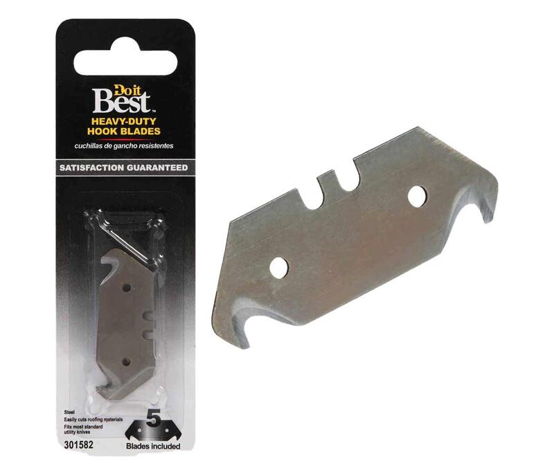  Do It Best  Utility Knife Blade 5 Pack  2-1/3 Inch 1 Each 301582