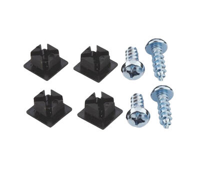  Custom  License Plate Fastener  Black 4 Pack  93323