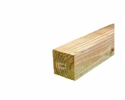 Lumber Yellow Pine #1 Rough Treated 2x2x12 1 Length