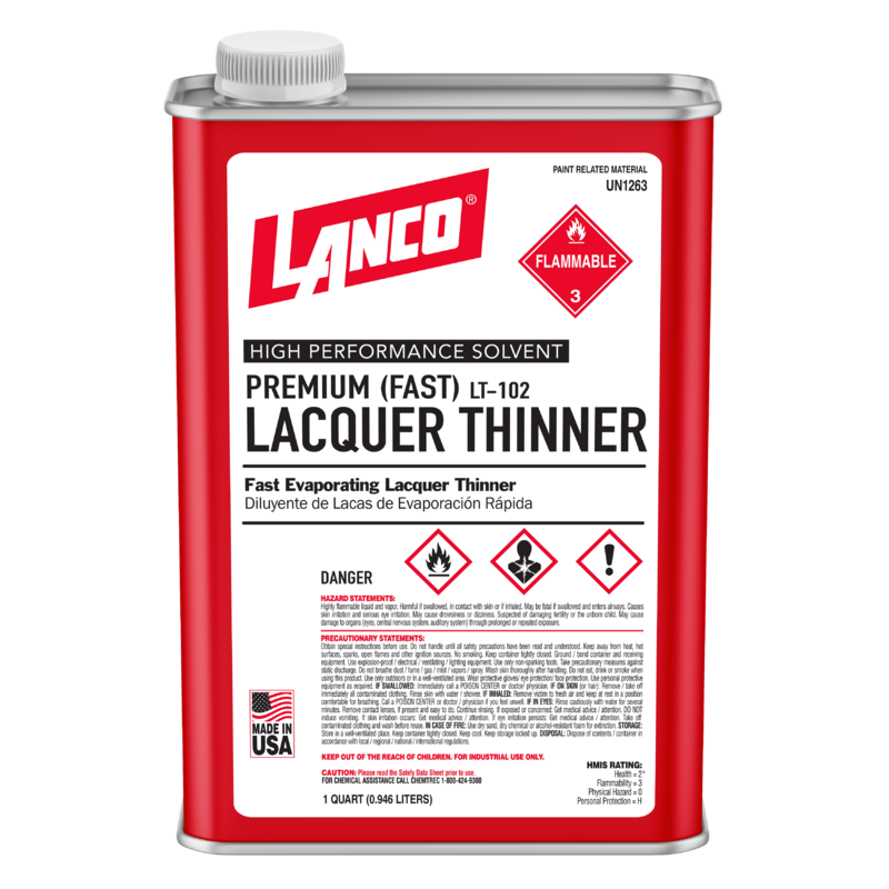 LANCO LACQUER THINNER QT