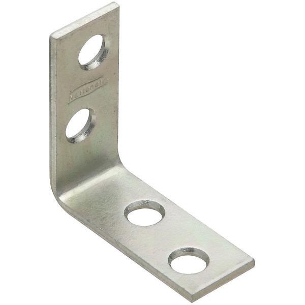  National  Corner Brace 1-1/2x5/8 Inch  Zinc 1 Each N113-134