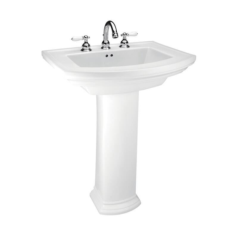 Corona Piamonte Basin With Pedestal White 1 Each 50328100