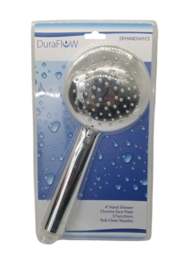  Hand Shower 3 Jets  4 Inch  Chrome 1 Each DFHANDSH1CS