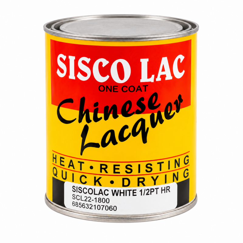  Siscolac Chinese Lacquer White 1/2 Pint SCL22-1800