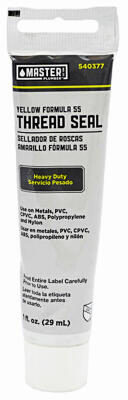  Master Plumber Thread Seal  1 Ounce  Yellow  1 Each 025200-48