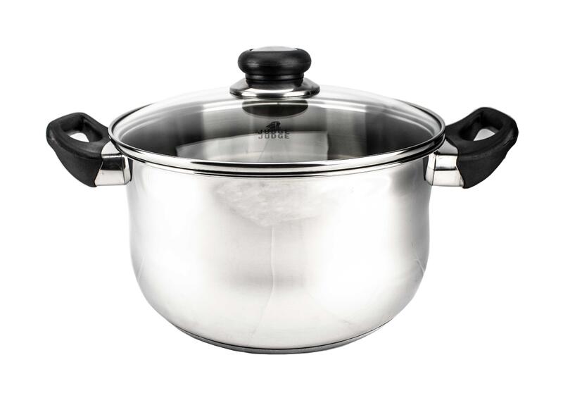Judge Stock Pot 5 Litre 24cm Stainless Steel 1 Each JJ45A M&C Home Depot