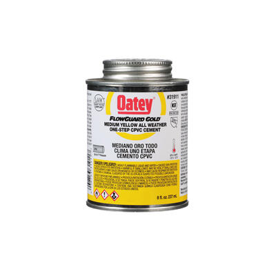 Oatey FlowGuard Gold CPVC All Weather Cement  4 Ounce 1 Each 31910