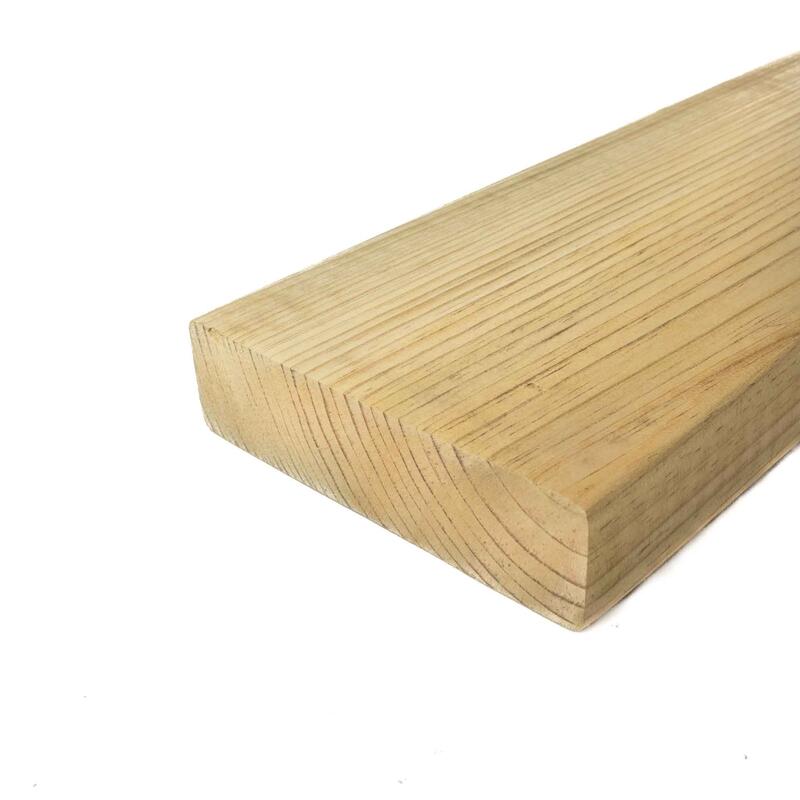 Lumber Pitch Pine #1 S4S Treated 2x6x14 1 Length