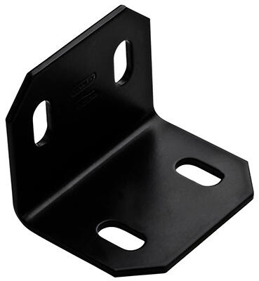  National Mfg Steel Corner Brace 3 Inch  Black  1 Each N351-494