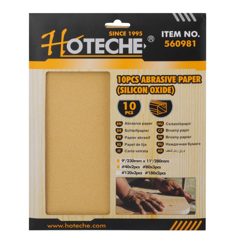 SANDPAPER SET 10PC 560981