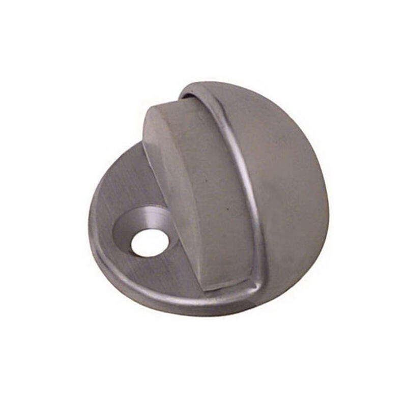 National Floor Mount Door Stop Satin Chrome 1 Each 215830