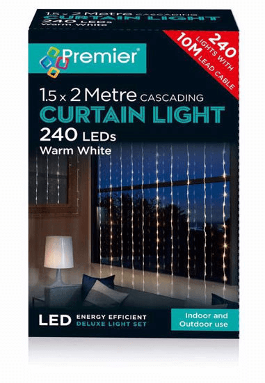 WATERFALL CURT LIGHT 240L WW