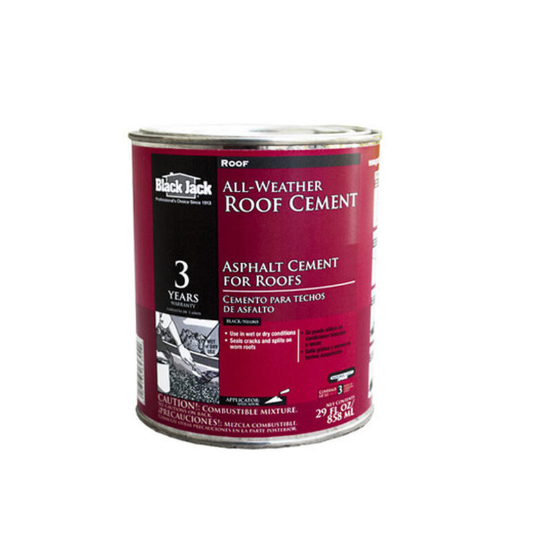  Blackjack Wet Or Dry Roof Cement  1 Quart 6230-9-14